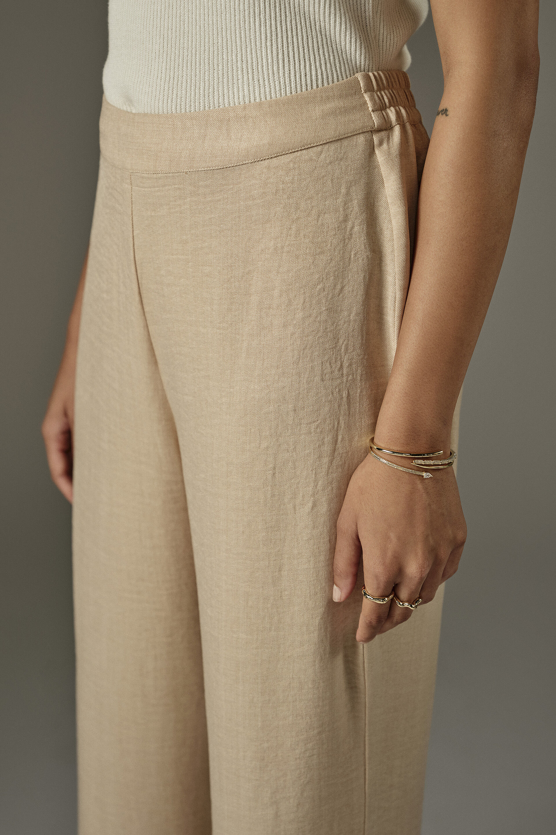 Elin Ecru Pants, Cream, image 2